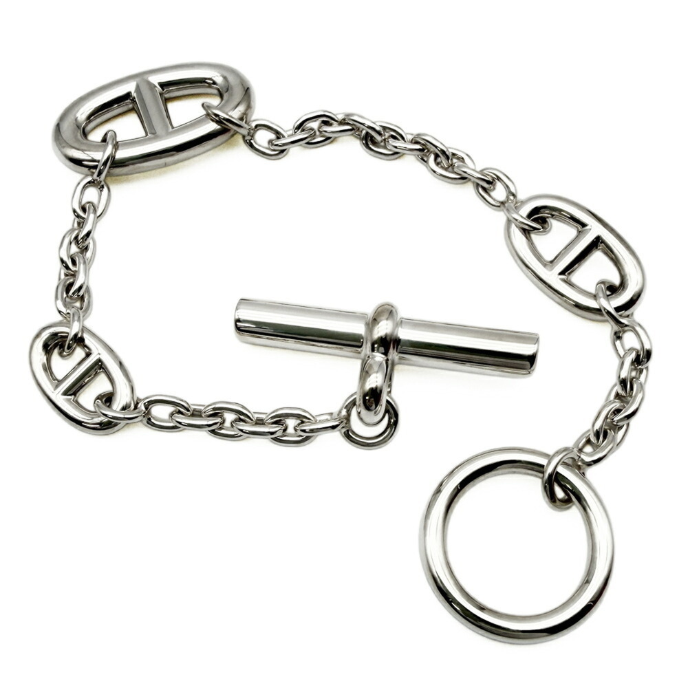 Hermes HERMES Chaine d'Ancre Farandole Bracelet H104567B Silver ST Size